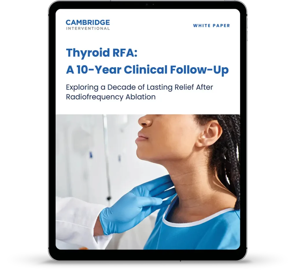 Thyroid RFA: 10-Year Clinical Follow-Up White Paper